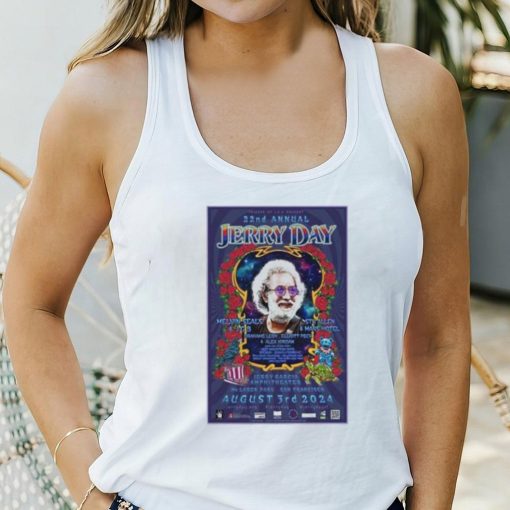22nd Annual Jerry Garcia Jerry Day August 3 2024 T Shirt