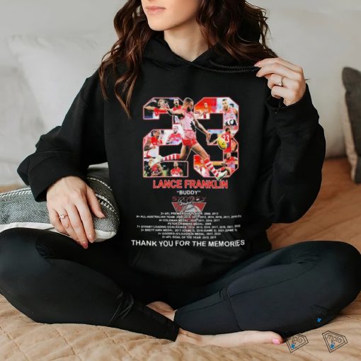 23 Lance Franklin Buddy Thank You For The Memories Signature Shirt