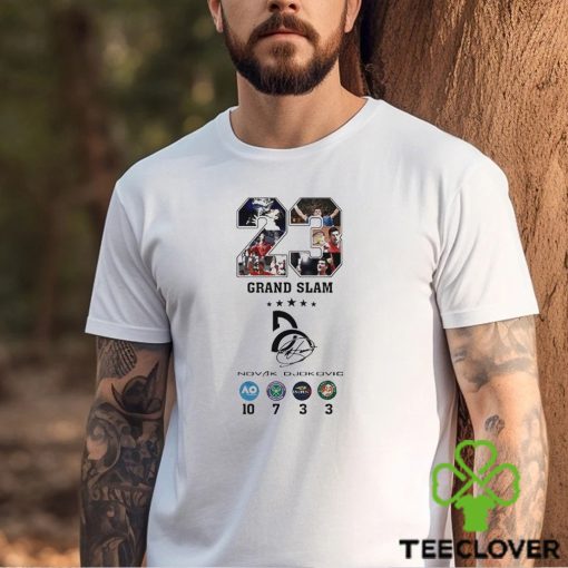 23 grand slam novak djokovic signature Shirt