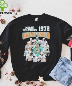 Miami Dolphins 1972 Undefeated Signature Shirt