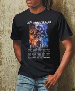 23rd Anniversary 2001 – 2024 Harry Potter Thank You For The Memories T Shirt