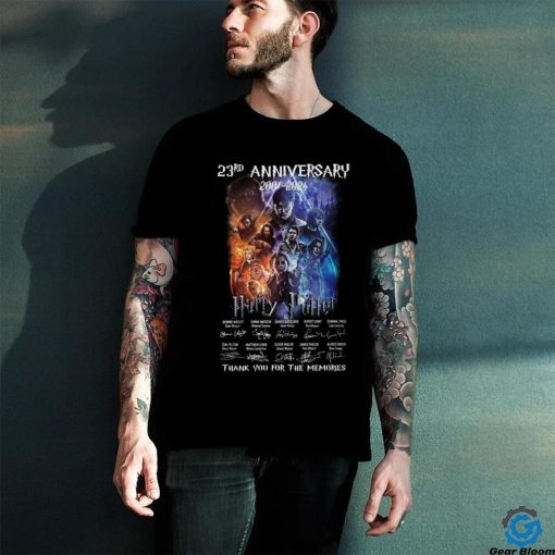 23rd Anniversary 2001 – 2024 Harry Potter Thank You For The Memories T Shirt