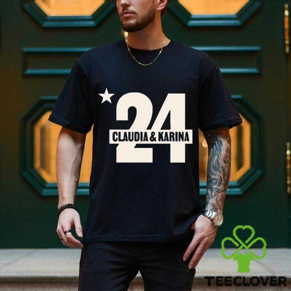 24 Claudia And Karina Logo Shirt 24 Claudia And Karina Logo Shirt