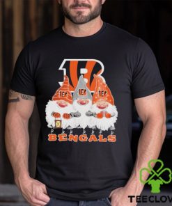 Gnomes Cincinnati Bengals logo merry christmas shirt 2 Gnomes Cincinnati Bengals logo merry christmas shirt
