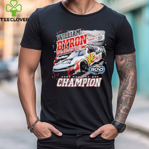William Byron Checkered Flag Sports 2024 Daytona 500 Champion Past Champions T Shirt