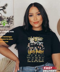 24th Anniversary 2001 2025 Harry Potter Thank You For The Memories T Shirt