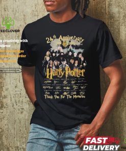 24th Anniversary 2001 2025 Harry Potter Thank You For The Memories T Shirt