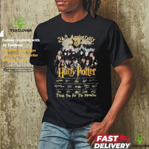 24th Anniversary 2001 2025 Harry Potter Thank You For The Memories T Shirt
