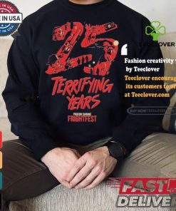 25 Terrifying Years Pigeon Shrine Frightfest T shirt