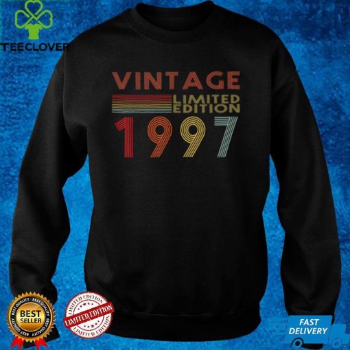 25 Year Old Gifts Vintage 1997 Limited Edition 25th Birthday T Shirt