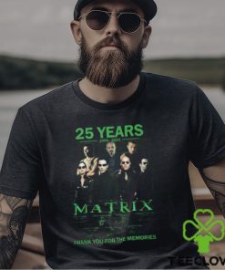 25 Years 1999 – 2024 The Matrix Thank You For The Memories T Shirt