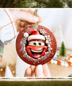 26 Files 3D Cartoon Movie Christmas Break Through Ornament Sublimation PNG, Christmas Round Ornament PNG