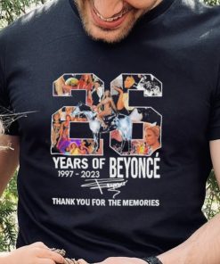 26 Years Of Beyonce Thank You For The Memories Renaissance 2023 World Tour T Shirt