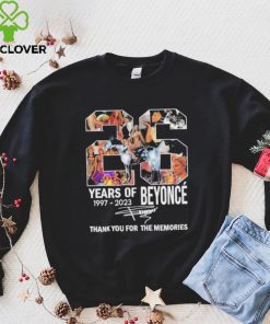 26 Years Of Beyonce Thank You For The Memories Renaissance 2023 World Tour T Shirt