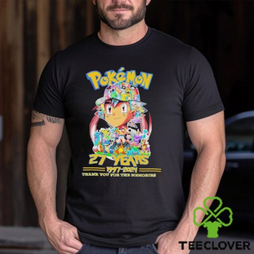 27 Years Anniversary Pokemon 1997 2024 Thank You For The Memories Shirt