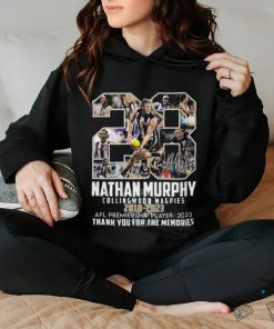 28 Nathan Murphy Collingwood Magpies 2018 2023 AFL Premiership Player Thank You For The Memories T Shirt