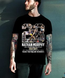 28 Nathan Murphy Collingwood Magpies 2018 2023 AFL Premiership Player Thank You For The Memories T Shirt