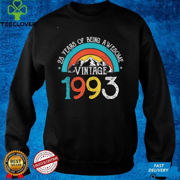 28 Years Old Vintage 1993 28th Birthday Men Women T Shirt
