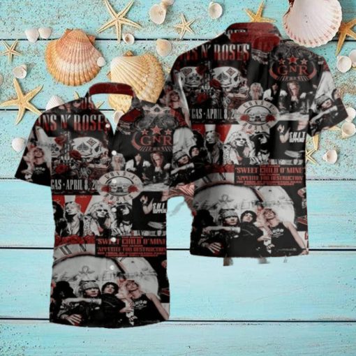 Guns N Roses Member Of Band 2024 Summer Trend Fan Gifts Hawaiian Shirt
