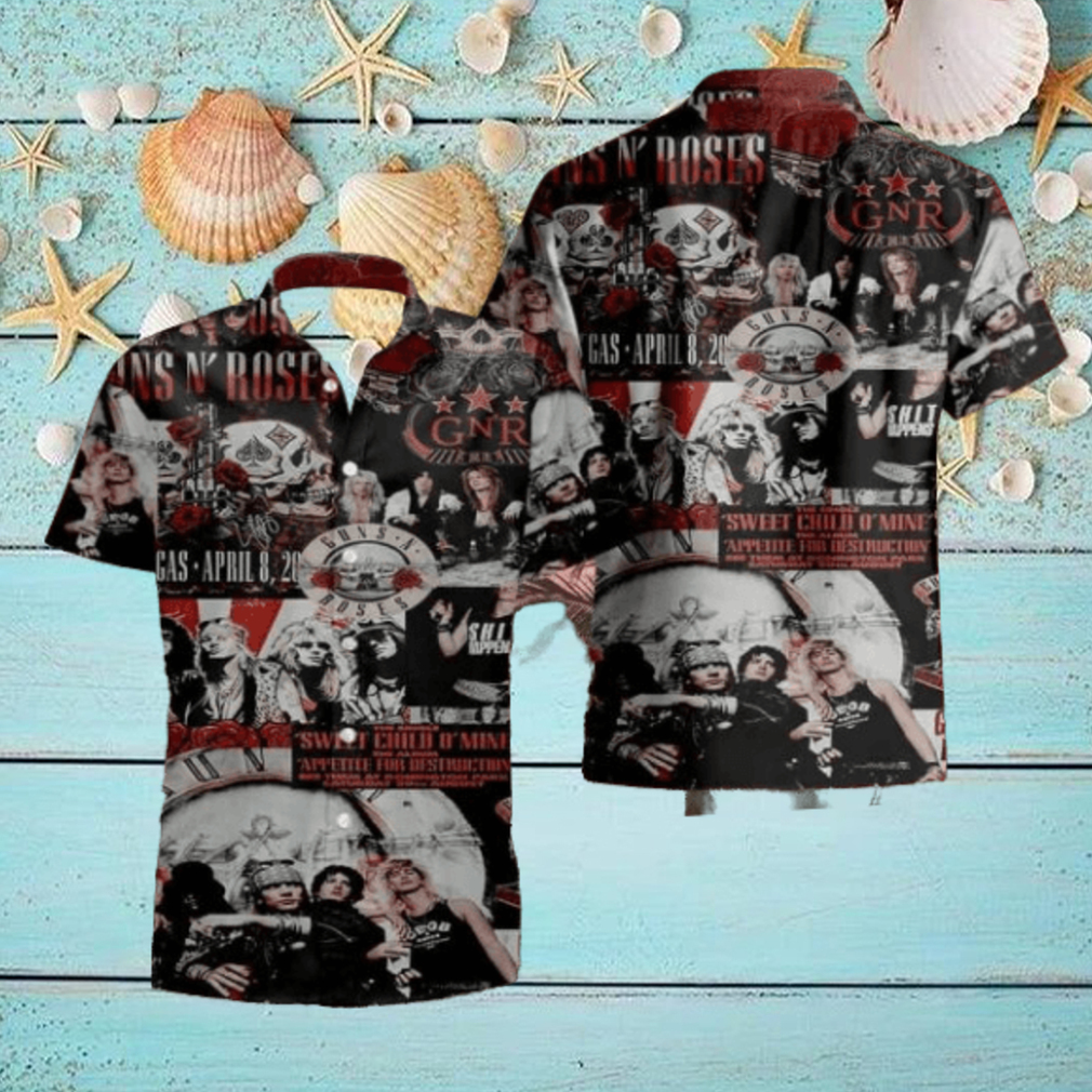 Guns N Roses Member Of Band 2024 Summer Trend Fan Gifts Hawaiian Shirt Guns N Roses Member Of Band 2024 Summer Trend Fan Gifts Hawaiian Shirt