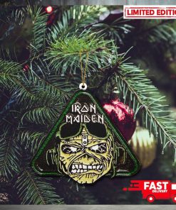 2D Aces High Triangle Iron Maiden New Autumn Merch Store World Tour Christmas Tree Decorations Ornament