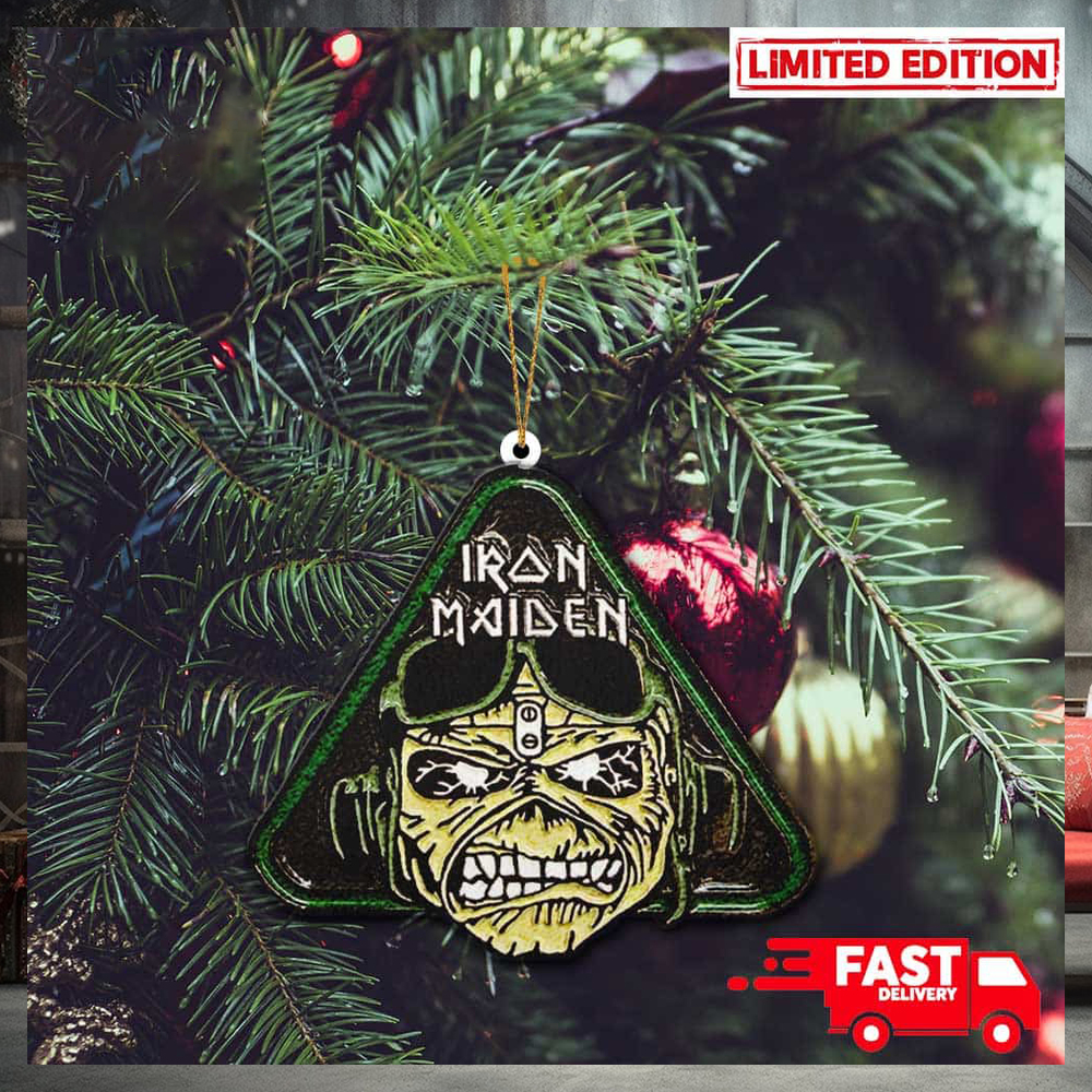 2D Aces High Triangle Iron Maiden New Autumn Merch Store World Tour Christmas Tree Decorations Ornament 2D Aces High Triangle Iron Maiden New Autumn Merch Store World Tour Christmas Tree Decorations Ornament