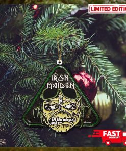 2D Aces High Triangle Iron Maiden New Autumn Merch Store World Tour Christmas Tree Decorations Ornament