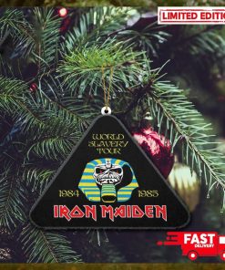 2D Iron Maiden World Slavery Tour 1984 1985 New Autumn Merch Store Christmas Gift 2023 Holiday Ornament