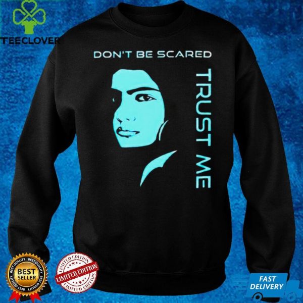 2D flat pop art Blue Silhouette Portrait Undercover Police dont be scared trust me hoodie, sweater, longsleeve, shirt v-neck, t-shirt