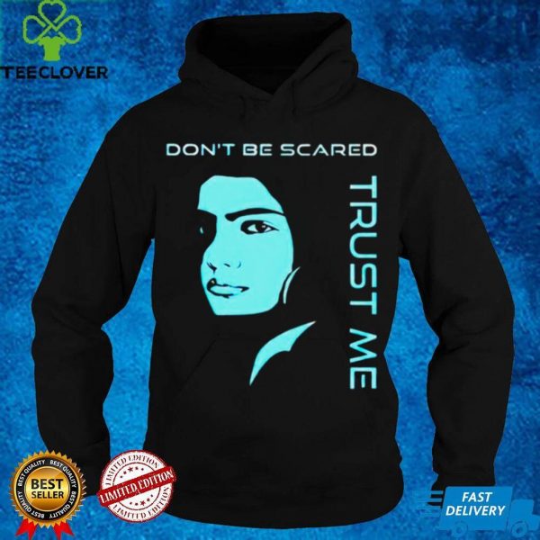 2D flat pop art Blue Silhouette Portrait Undercover Police dont be scared trust me hoodie, sweater, longsleeve, shirt v-neck, t-shirt