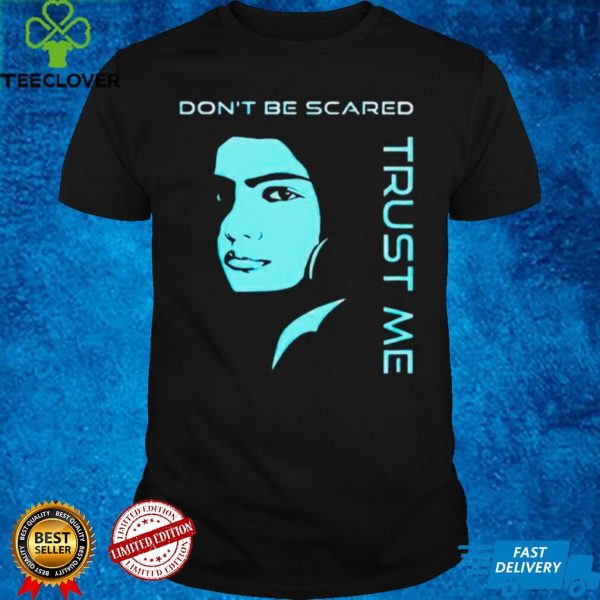 2D flat pop art Blue Silhouette Portrait Undercover Police dont be scared trust me hoodie, sweater, longsleeve, shirt v-neck, t-shirt