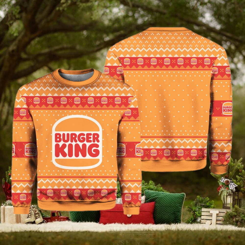 Burger King Ugly Christmas Sweater Burger King Ugly Christmas Sweater