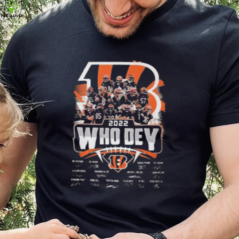 Who Dey Cincinnati Bengals 2022 NFL Conference Championship T-Shirt - REVER  LAVIE