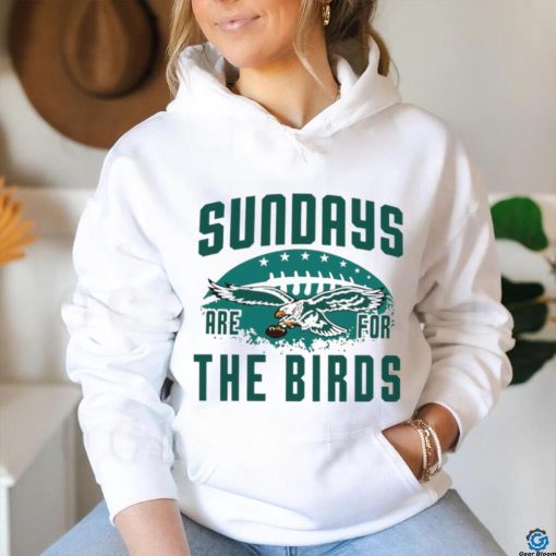 NFL Philadelphia Eagles football sundays are for the birds logo shirt