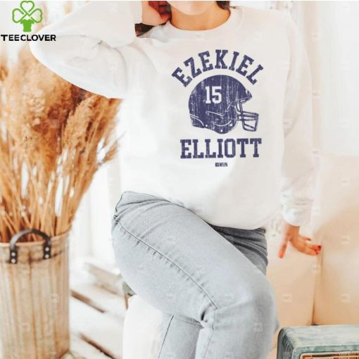 Ezekiel Elliott New England Helmet Font Shirt