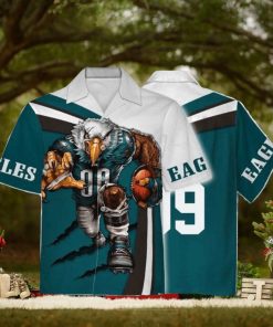 Personalized Unisex Hawaiian Shirt Philadelphia Eagles Football Team 3D Apparel For Men Women