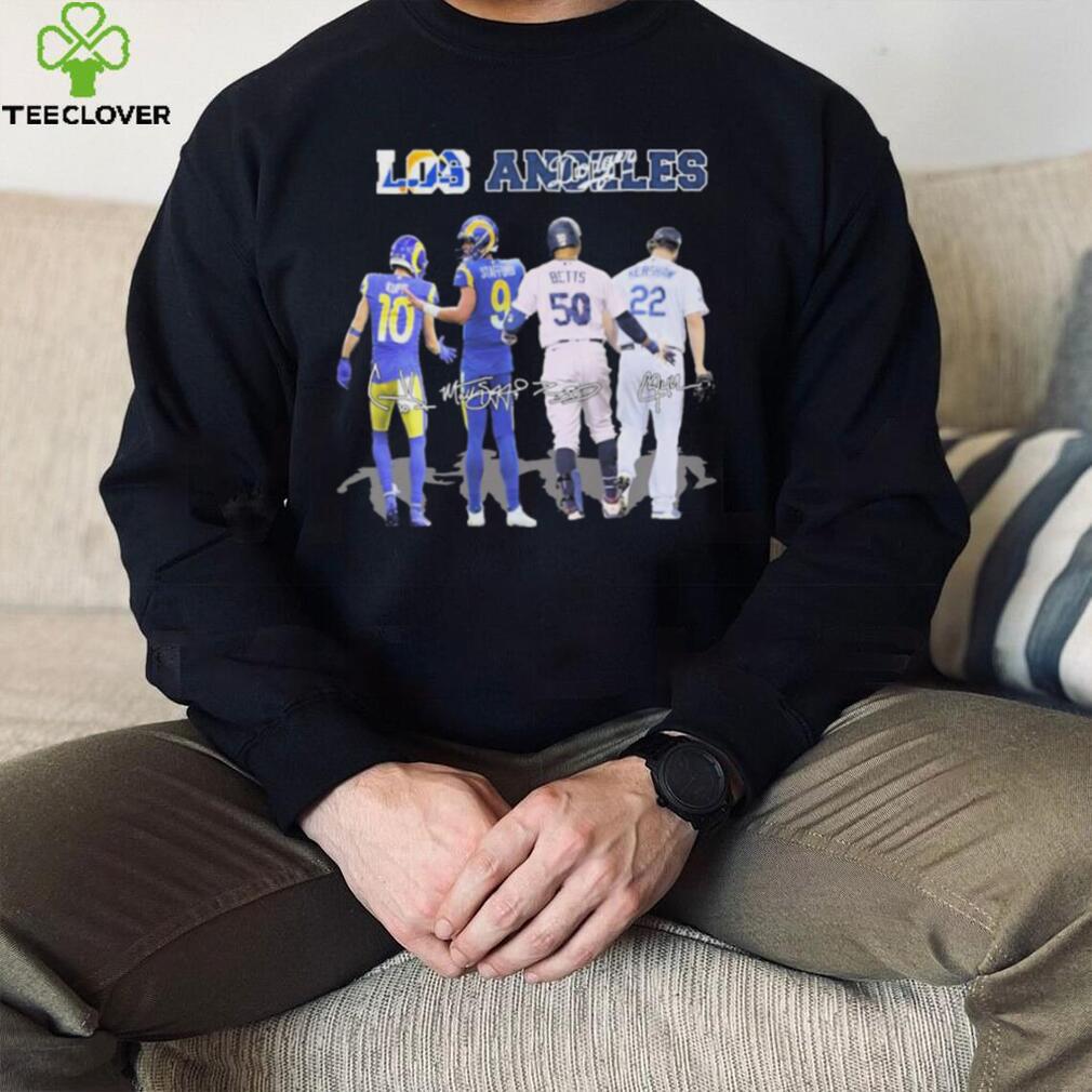 The Los Angeles Sports Team Players Signatures Shirt