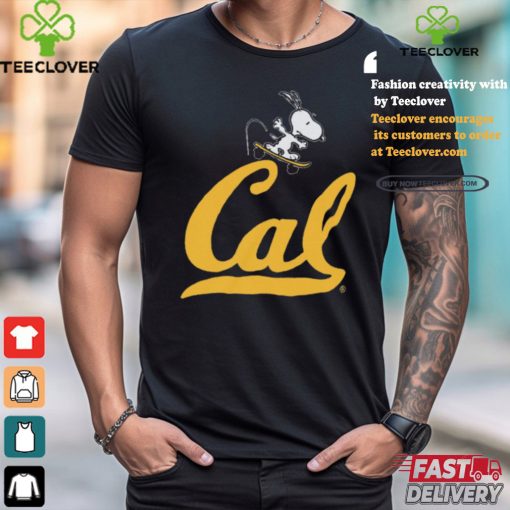 Official Peanuts x California Snoopy Skateboard t shirt