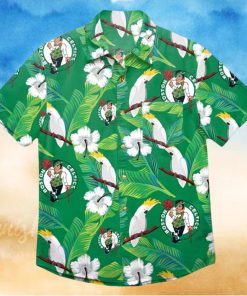 Boston Celtics NBA Mens Floral Hawaiian Shirt