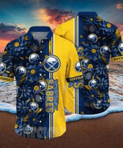 Buffalo Sabres NHL Flower Full Printing Unisex Hawaiian Shirt