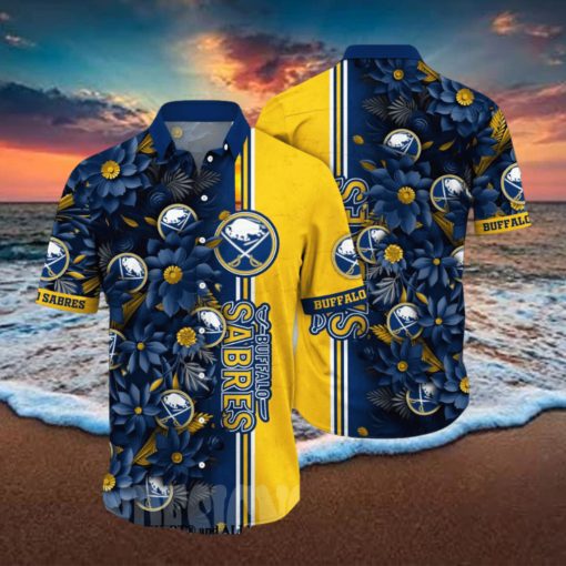 Buffalo Sabres NHL Flower Full Printing Unisex Hawaiian Shirt