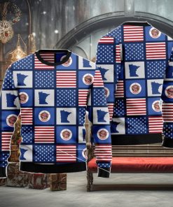 Amazing Minnesota Ugly Christmas Sweater AOP All Over Printed Sweater