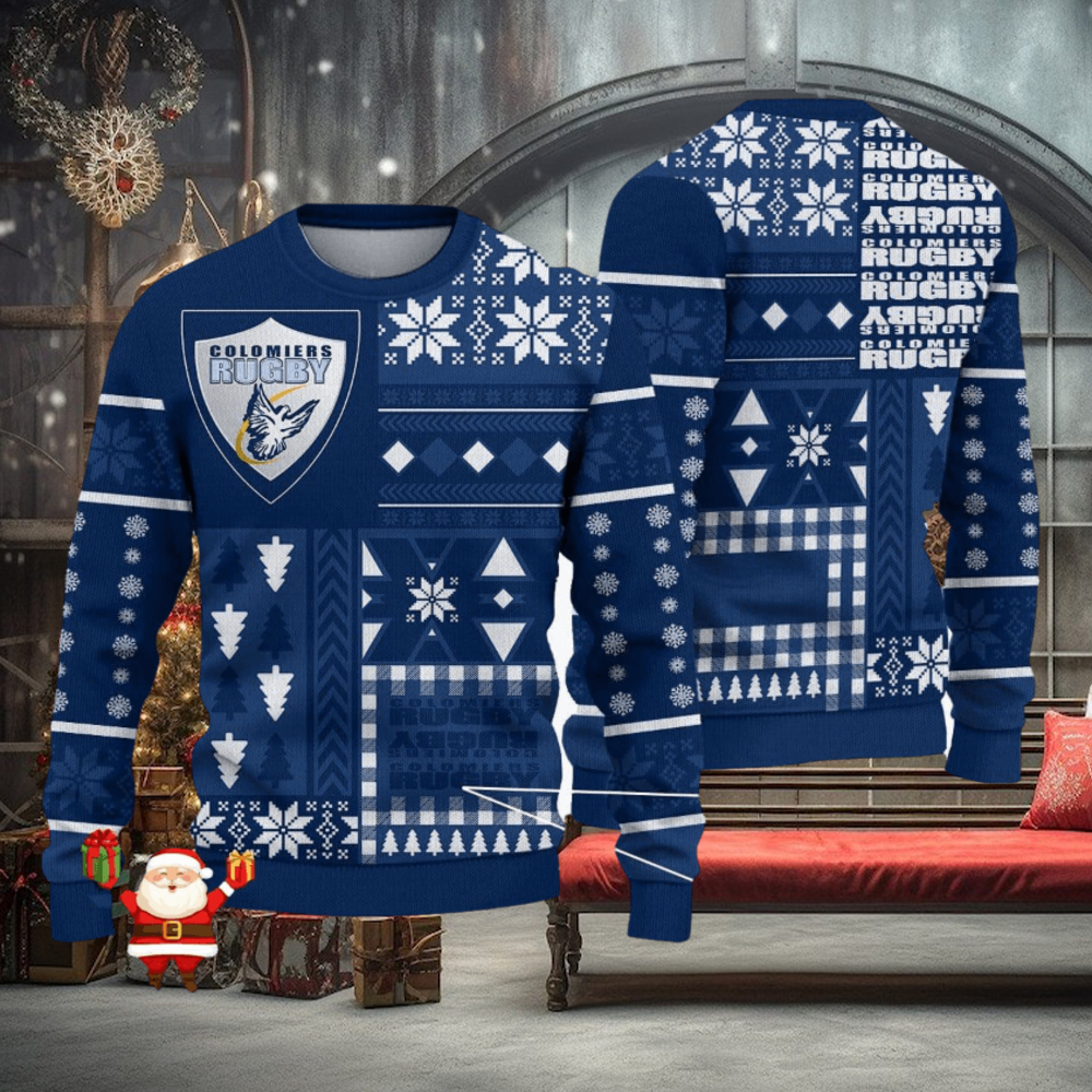 Colomiers rugby Vintage Top 14 Pro D2 Ugly Sweaters Gift For Fans Christmas Sweatshirt Colomiers rugby Vintage Top 14 Pro D2 Ugly Sweaters Gift For Fans Christmas Sweatshirt