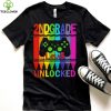 2nd Grade Level Unlocked Funny Gamer Shirt Back To School Crayons T Shirt