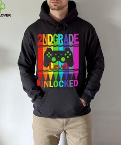 2nd Grade Level Unlocked Funny Gamer Shirt Back To School Crayons T Shirt