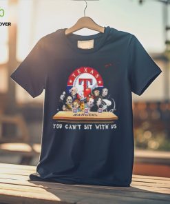 Texas Rangers Horror Movie Characters You Cant Sit With Us Shirt