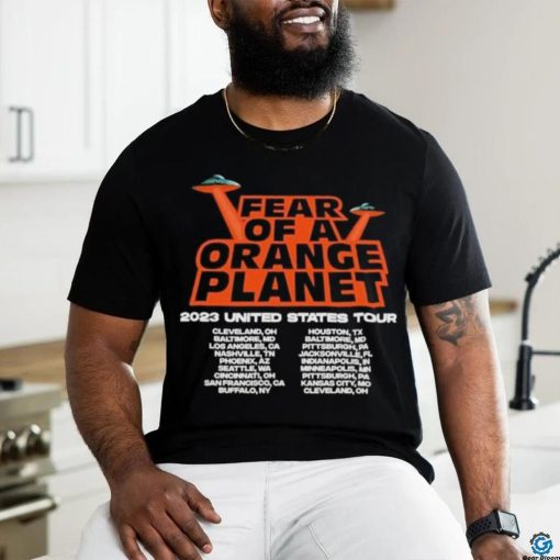 Fear of a Orange Planet 2023 United States Tour Shirt