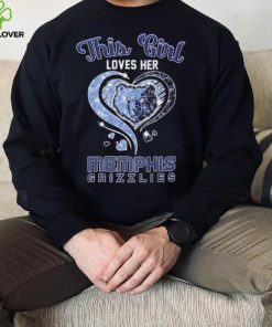 This Girl Loves Her Heart Memphis Grizzlies Shirt