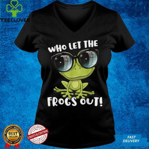 Funny Passover Who Let the Frogs Out Shirt Jewish Seder T Shirt