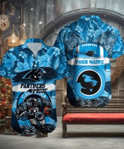 Carolina Panthers NFL Hawaiian shirt Custom Name Summer Gift